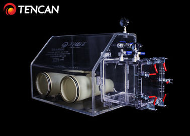 Νερό και αφαίρεση 30mm κιβωτίων εργαστηριακών διαφανείς γαντιών οξυγόνου πάχος