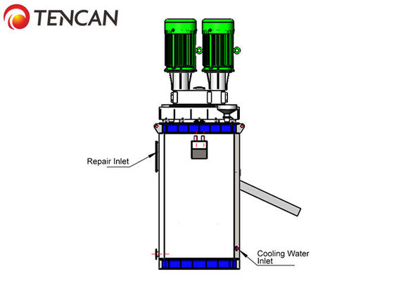 Tencan ccm-6000 ferrite ικανότητας 90KW 1.5-3.0T/H πολύ λεπτή αλέθοντας μηχανή, συγκρομένος μύλος κυττάρων