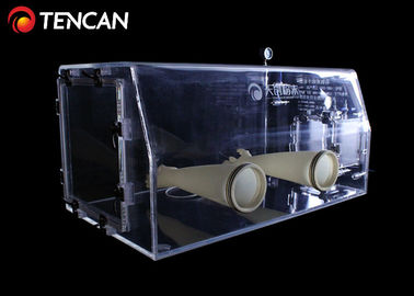 Νερό και αφαίρεση 30mm κιβωτίων εργαστηριακών διαφανείς γαντιών οξυγόνου πάχος