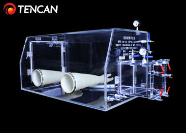 30mm αντλιών κενό πλαίσιο γαντιών εργαστηρίων διαφανές 500mm αφαίρεση οξυγόνου νερού