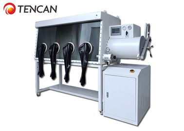 Κιβώτιο εργαστηριακών γαντιών αδρανούς αερίου με το σύστημα 1200x1000x930mm καθαρισμού αίθουσα