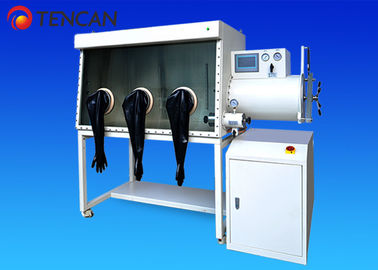 νερό 3000Pa 1PPM &amp; ικανοποιημένο κιβώτιο γαντιών αδρανούς αερίου οξυγόνου με το σύστημα καθαρισμού