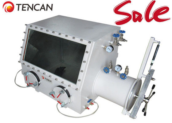 Εργαστηριακό κουτί με γάντια κενού από ανοξείδωτο χάλυβα