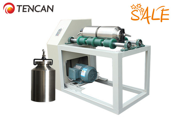 2*5L οριζόντια κυλίνδρια βάζα μύλος μικρών σκόνης συνδυασμού για εργαστηριακή / μικρές παρτίδες παραγωγής τάση 220V-50Hz ή 110V-60Hz