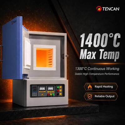 Εργαστηριακός κλίβανος 1400°C για τέφρα, ανόπτηση και δοκιμή υλικού