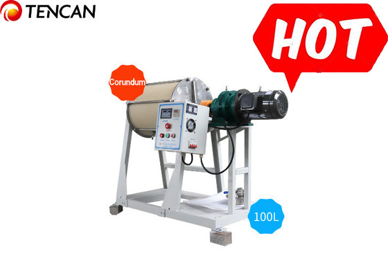 Σκόρπιση σκόνης Rolling Ball Mill για πώληση 380V-50Hz τάση με 20-45rpm Ταχύτητα περιστροφής 5-35Kg/h Απόδοση